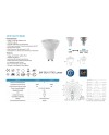 BOMBILLA LED * GU10 8W 38º 4000K